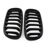 Bmw X5 F15 2013-2018 - Matte Black Front Grill - Solid Slat