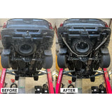 2.0TDCI 205PS Milltek Sport Axle Back 'Raptor Look' Exhaust System For Ford Ranger 2022+