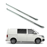 2.4 Inch Stainless Steel STX Style Sportline Side Bars For Vw Transporter T5 / T6 Swb 2003-2023