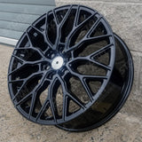 20" 6x120 VC1 ALLOY WHEEL IN GLOSS BLACK For FORD TRANSIT CUSTOM 2024+