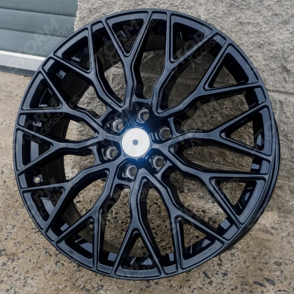 20" 6x120 VC1 ALLOY WHEEL IN GLOSS BLACK For FORD TRANSIT CUSTOM 2024+