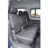 2nd Row Seat Covers Black For Vw Caddy Life 2004-2021