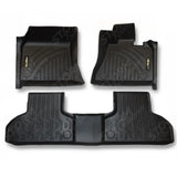 3d Fully Tailored Mats 3-pc In Black Mudblock For Bmw X5 F15 2013-2018