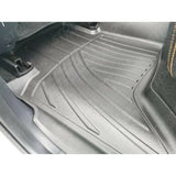 3d Tailored Mats 3-pcs Set Black Mudblock For Ford Ranger T6 - 2012-2022 Double Cab