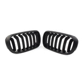 Bmw X5 F15 2013-2018 - Matte Black Front Grill - Solid Slat