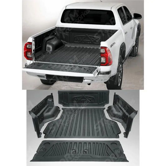 5 Pc Anti-Slip Load Liner For Toyota Hilux Double Cab 2015 On