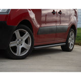Citroen Berlingo - Peugeot Partner - 2008-2018 Black Side Bars - Angular - Short Wheel Base - 60mm