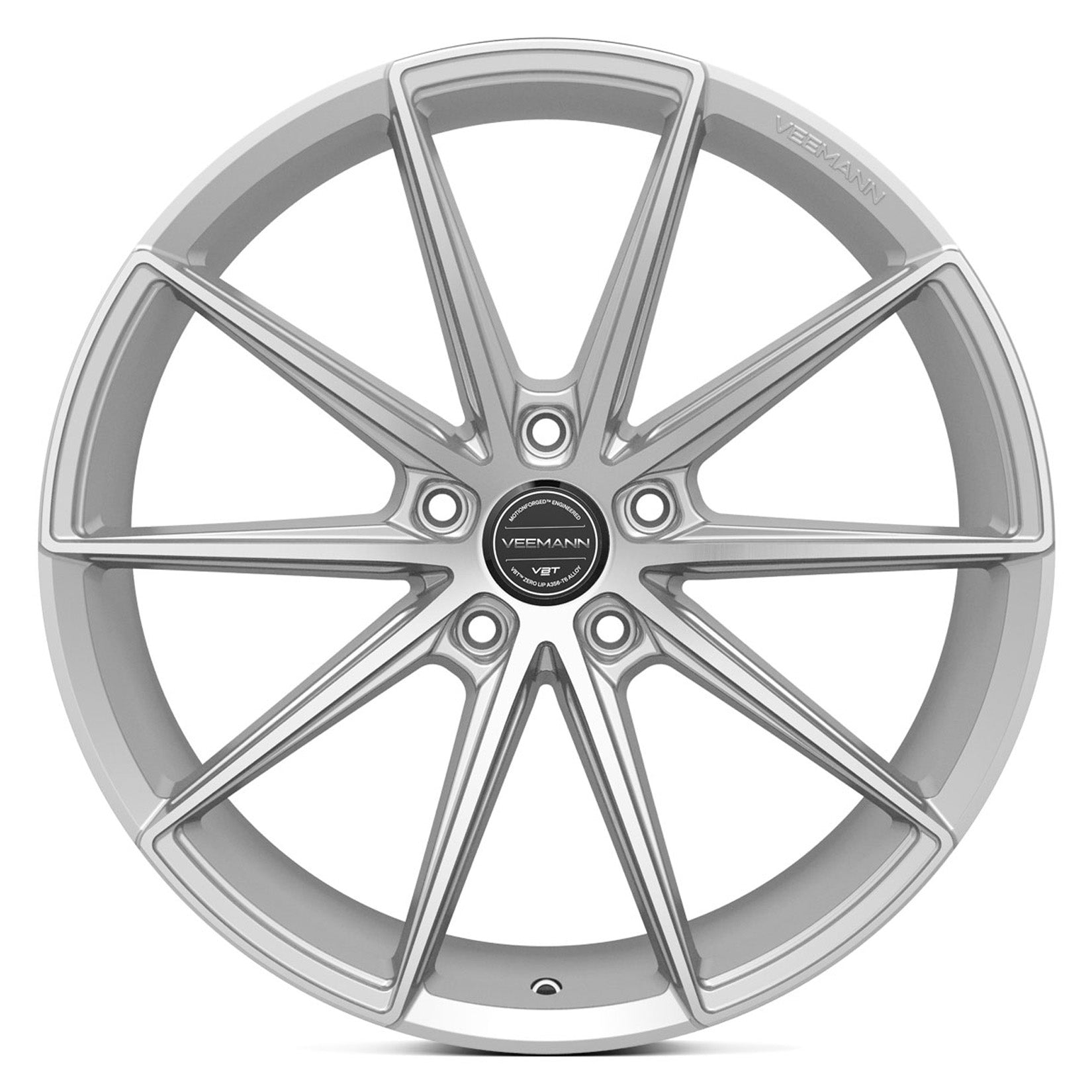 Veemann MF-Z1 19X8.5 5X112 ET42 Silver Machined Standard Concave - Qty 1