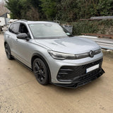 Volkswagen Tiguan MK3 2024+ R Line Front Splitter In Gloss Black