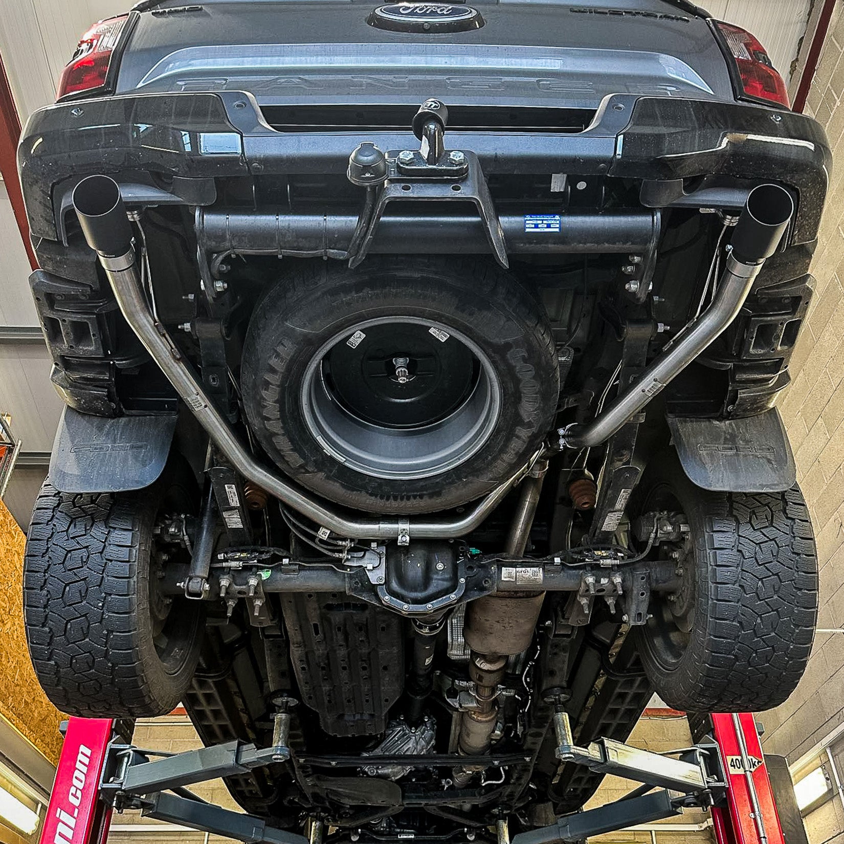 Ford Ranger 2022+ 2.0TDCI 205PS Milltek Sport Axle Back 'Raptor Look' Exhaust System