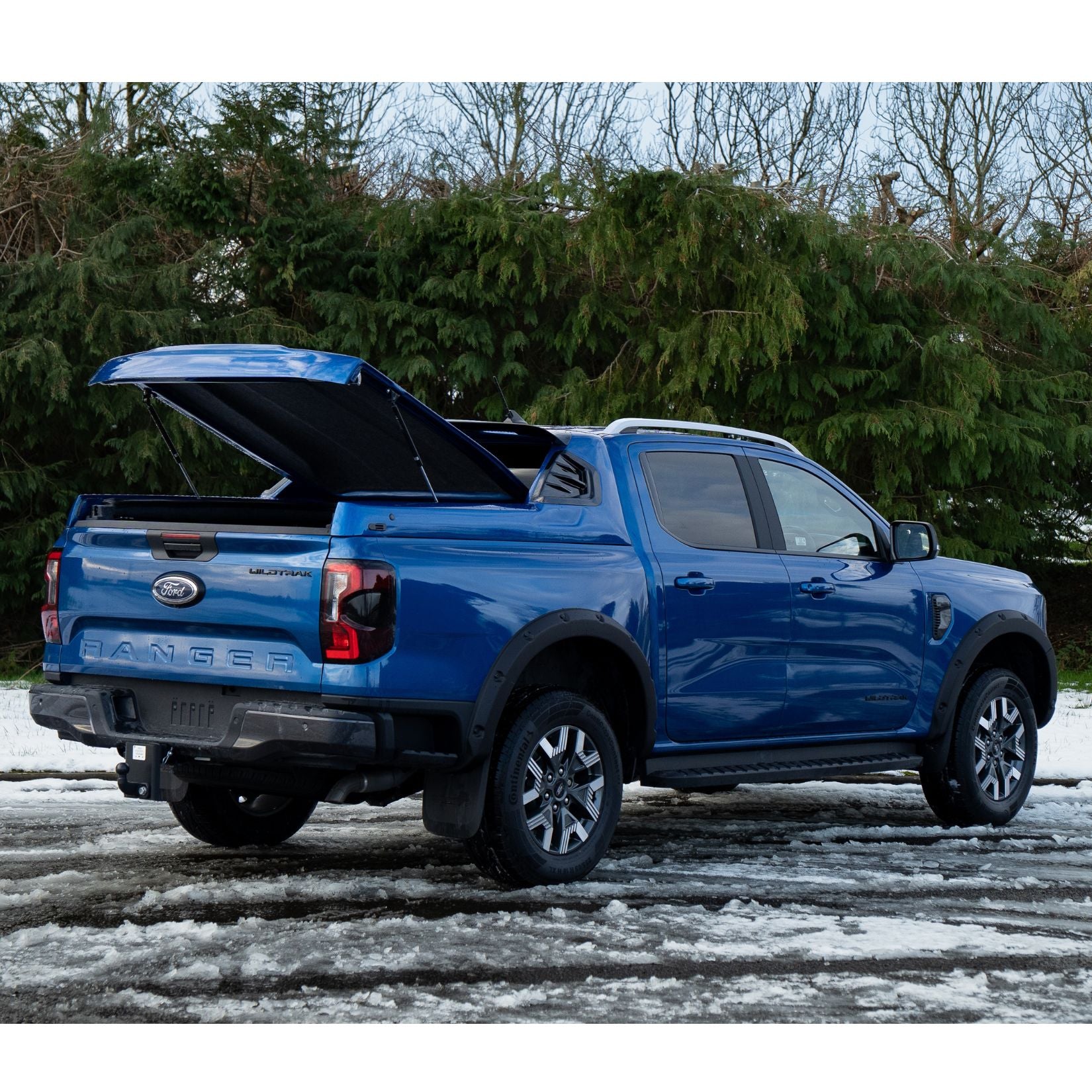 Ford Ranger 2023 On Double Cab EGR Wheel Arch Kit Bolt Look Matt Black Finish - 6 Pcs