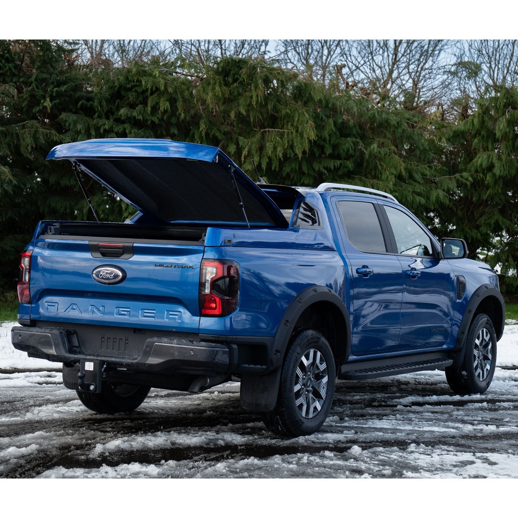 Ford Ranger 2023 On Double Cab EGR Wheel Arch Kit Bolt Look Matt Black Finish - 6 Pcs