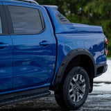 Ford Ranger 2023 On Double Cab EGR Wheel Arch Kit Bolt Look Matt Black Finish - 6 Pcs