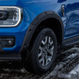 Ford Ranger 2023 On Double Cab EGR Wheel Arch Kit Bolt Look Matt Black Finish - 6 Pcs