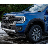 Ford Ranger 2023 On Double Cab EGR Wheel Arch Kit Bolt Look Matt Black Finish - 6 Pcs