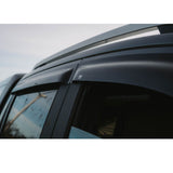 Ford Ranger Double Cab & Vw Amarok 2023 On - Egr Wind Deflectors External Fit - Dark Smoke