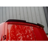 Ford Transit Custom MK2 2024 on V2 Rear Spoiler In Gloss Black For Barn Door