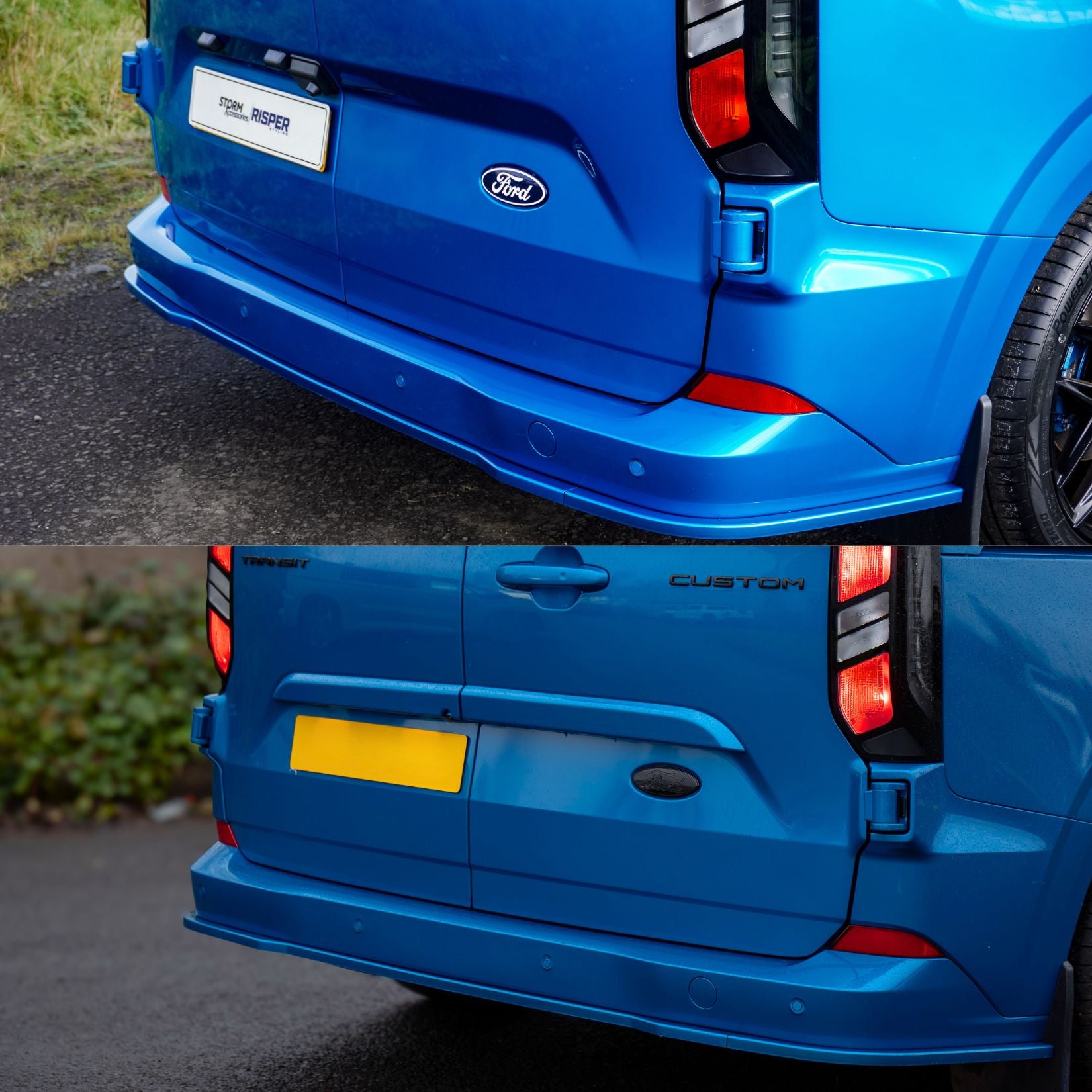 Ford Transit Custom MK2 2024+ Rear Threshold Camera Cover Colour Coded