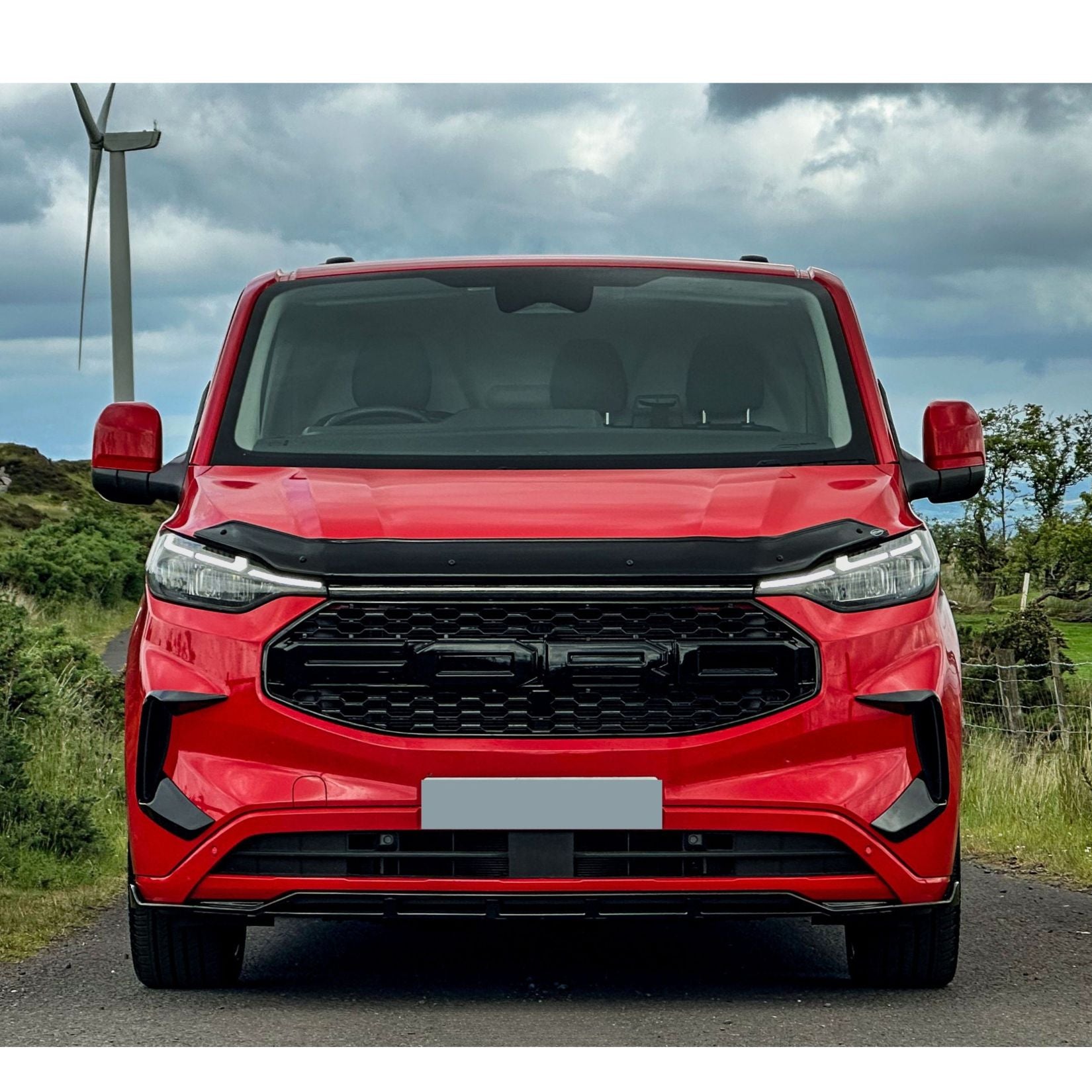 Ford Transit Custom MK2 2024 on LWB Full Low Line Aero Kit V2 In Gloss Black