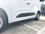 Citroen Berlingo SWB Mk3 / Peugeot Partner SWB Mk3 / Opel Combo E SWB - Side Skirts Extensions in Gloss Black