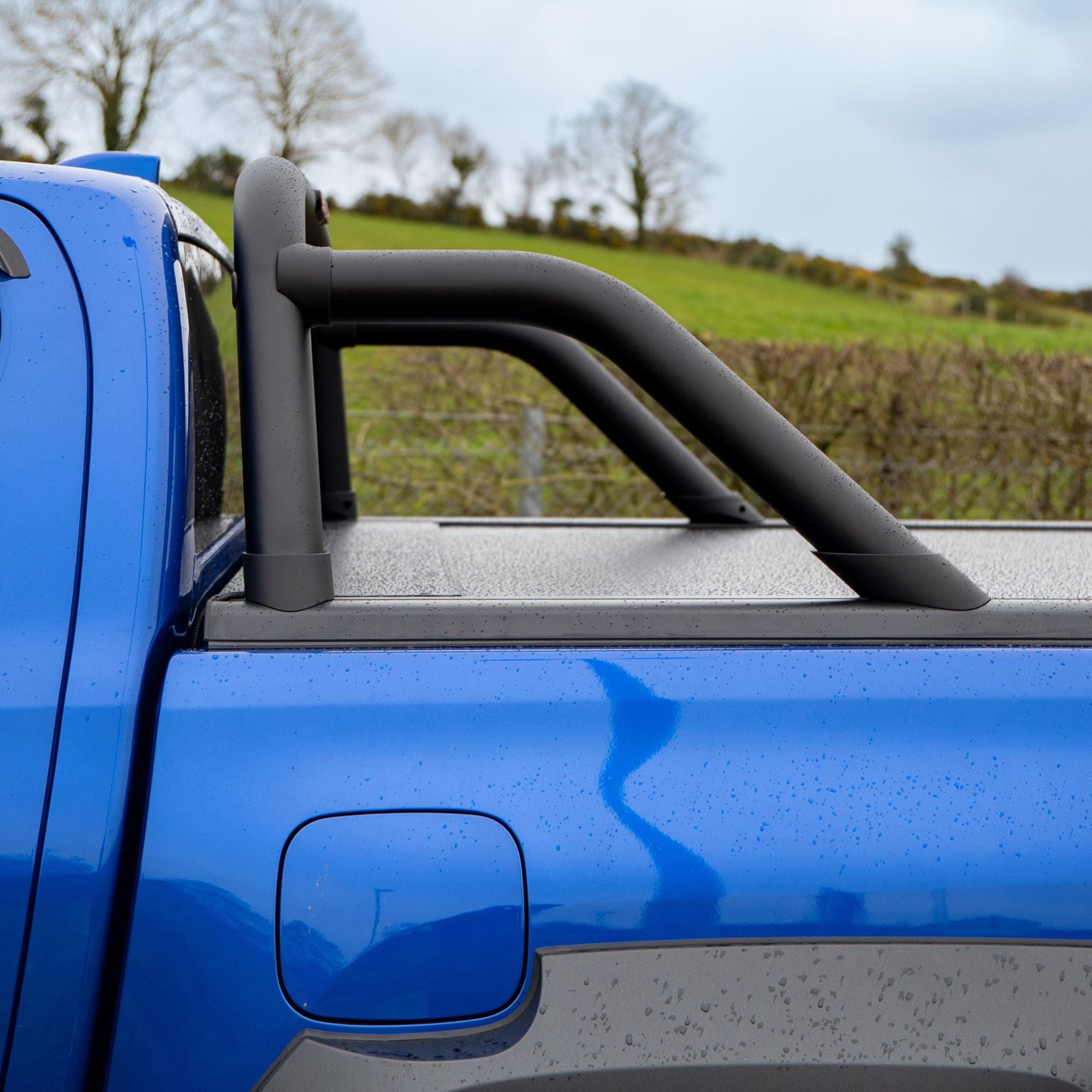 Nissan Navara Np300 / Ford Ranger / Toyota Hilux Double Cab - Ridgeback Roll Bar For Rtc In Black