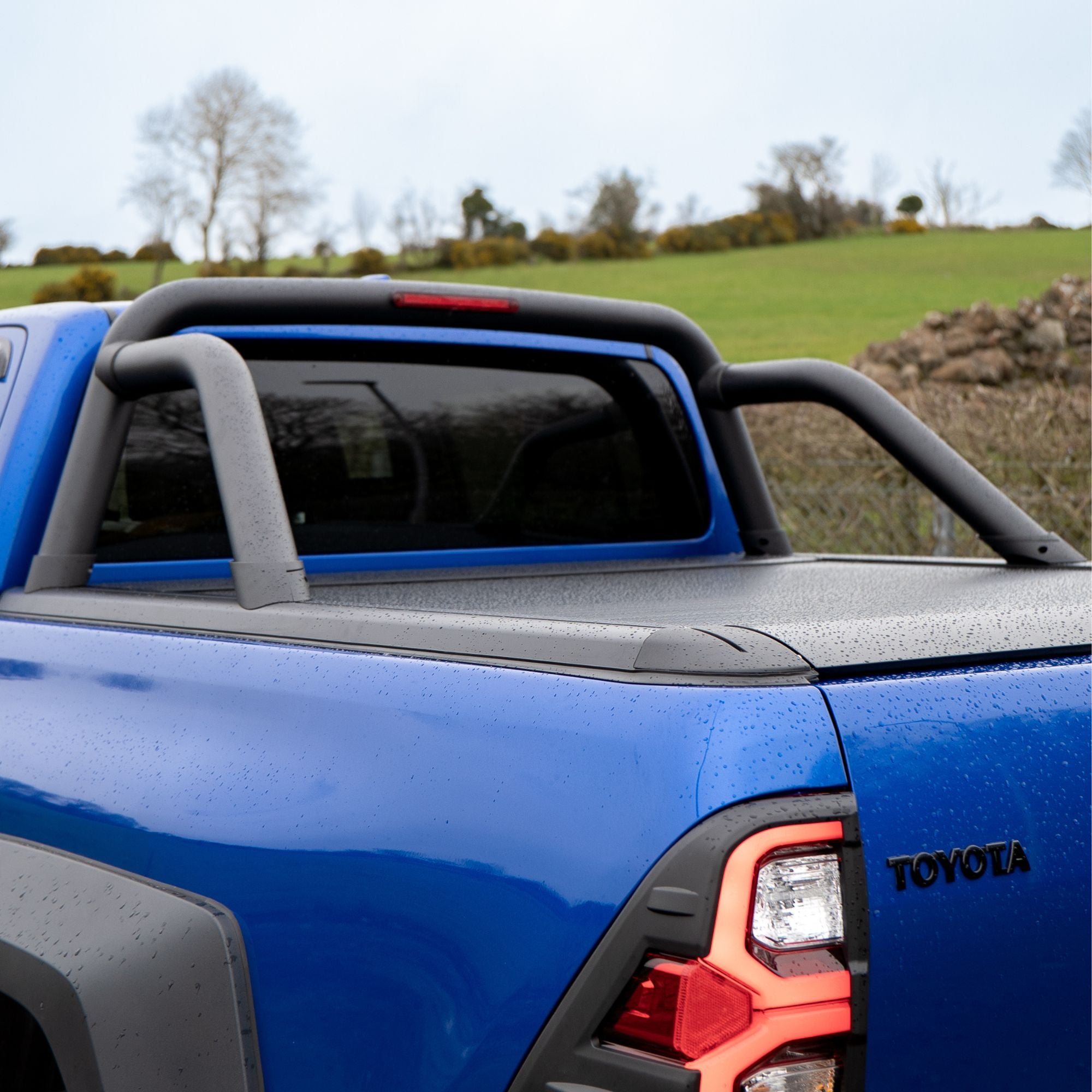 Nissan Navara Np300 / Ford Ranger / Toyota Hilux Double Cab - Ridgeback Roll Bar For Rtc In Black