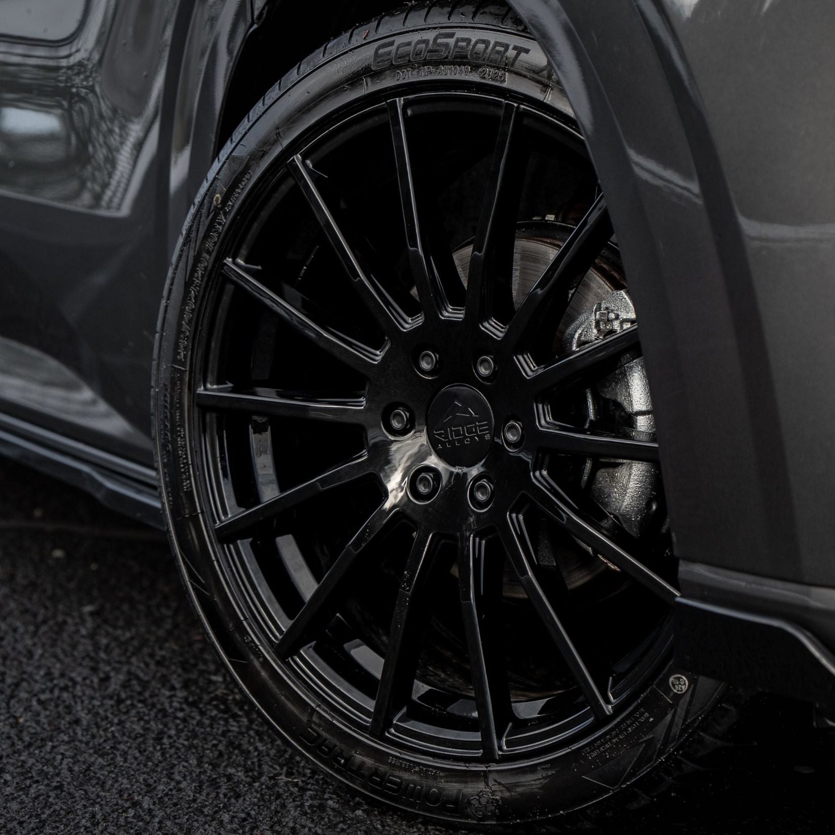 Ridge KN14 Gloss Black 6X120 20 Inch Alloys