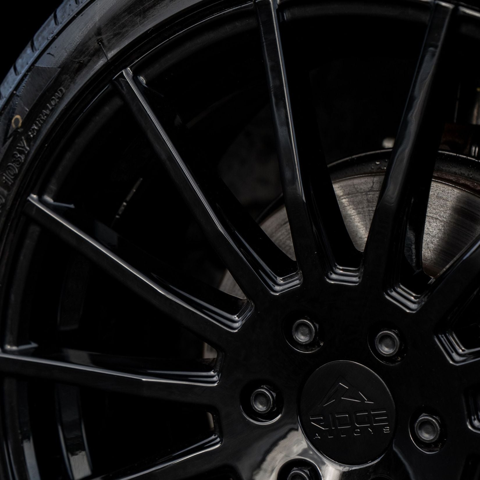 Ridge KN14 Gloss Black 6X120 20 Inch Alloys