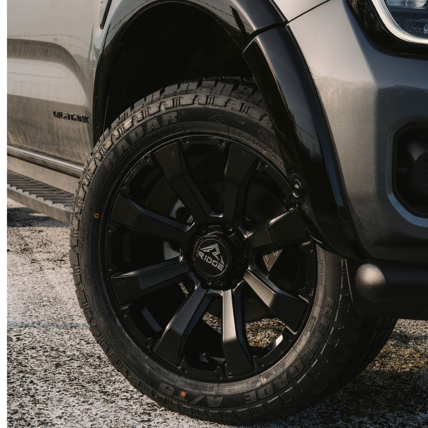 Ridge KN6 Satin Black 6X139.7 20 Inch Alloys