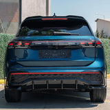 VW Tiguan R-Line MK3 2024 On Rear Spoiler In Gloss Black