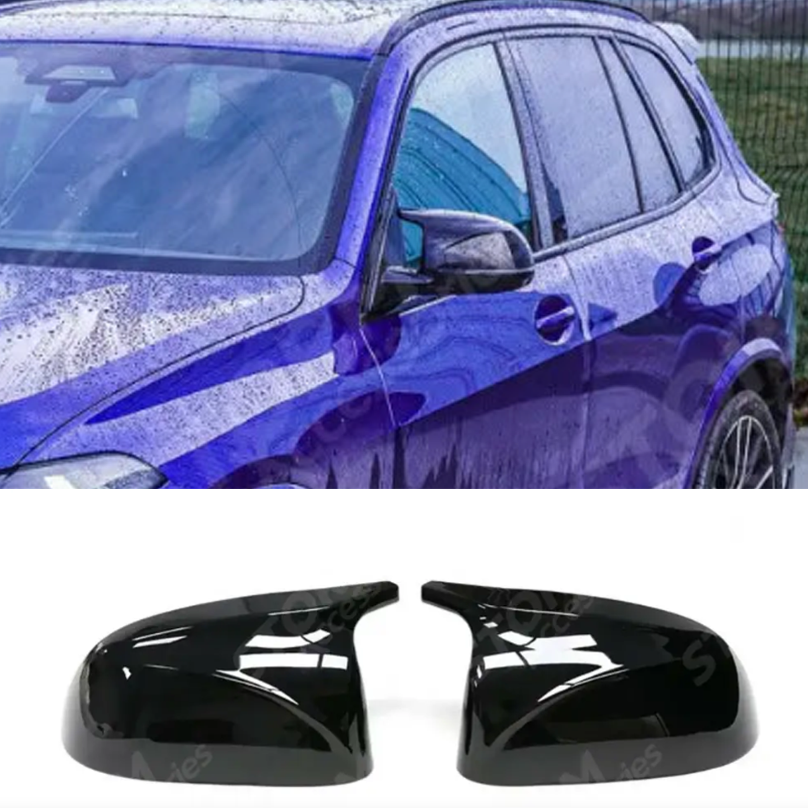 BMW X5 G05 LCI M Sport 2023+ Mirror Covers Gloss Black