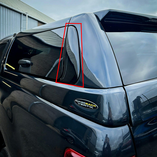 Replacement Vert-X Hardtop Black Side Panel For Ranger T6 Only (Driver Side)