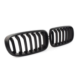 Bmw X5 F15 2013-2018 - Matte Black Front Grill - Solid Slat