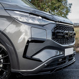 Ford Transit E Custom & PHEV MK2 2024 on Front Aero Canard Loops In Gloss Black
