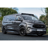 Ford Transit E Custom & PHEV MK2 2024 on Front Aero Canard Loops In Gloss Black
