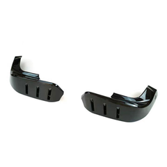 Land Rover Defender L663 90 / 110 / 130 2020 On - Front Bumper Lower Wide Body Canards In Gloss Black