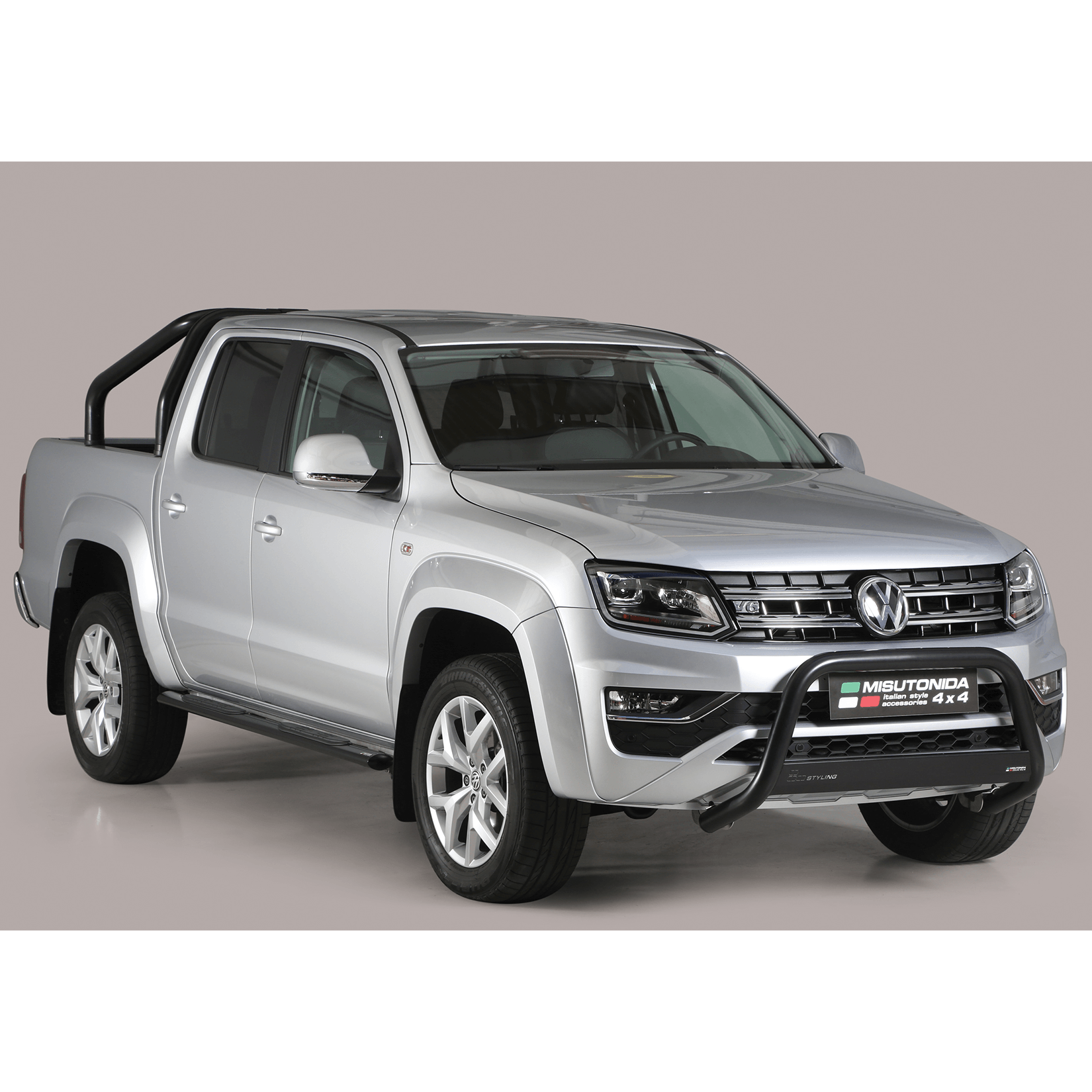 Vw Amarok 2010-2022 Misutonida Ec Approved Front A-bar 63mm Black