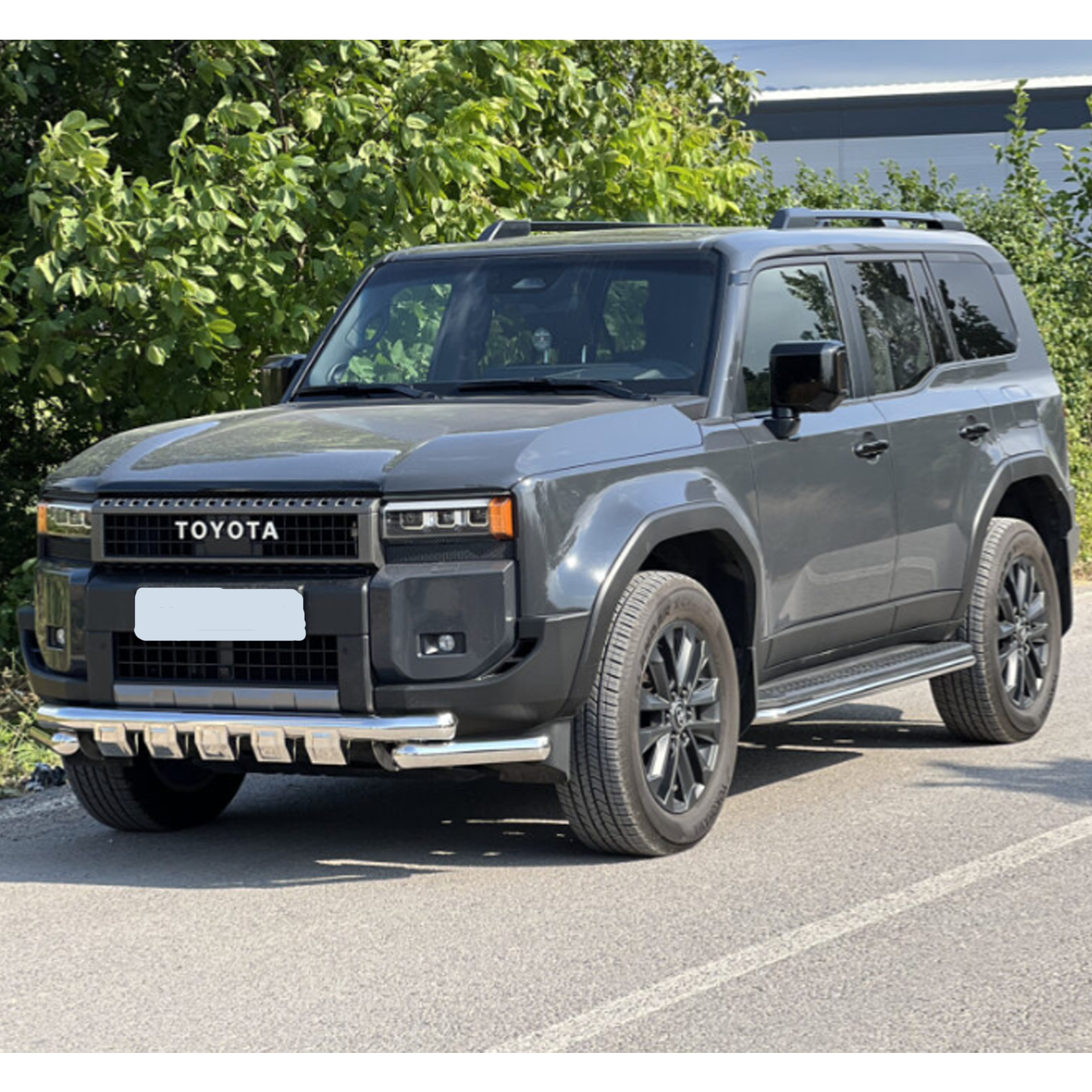 Toyota Land Cruiser LC250 2025 On Front City Bar In Stainless Steel