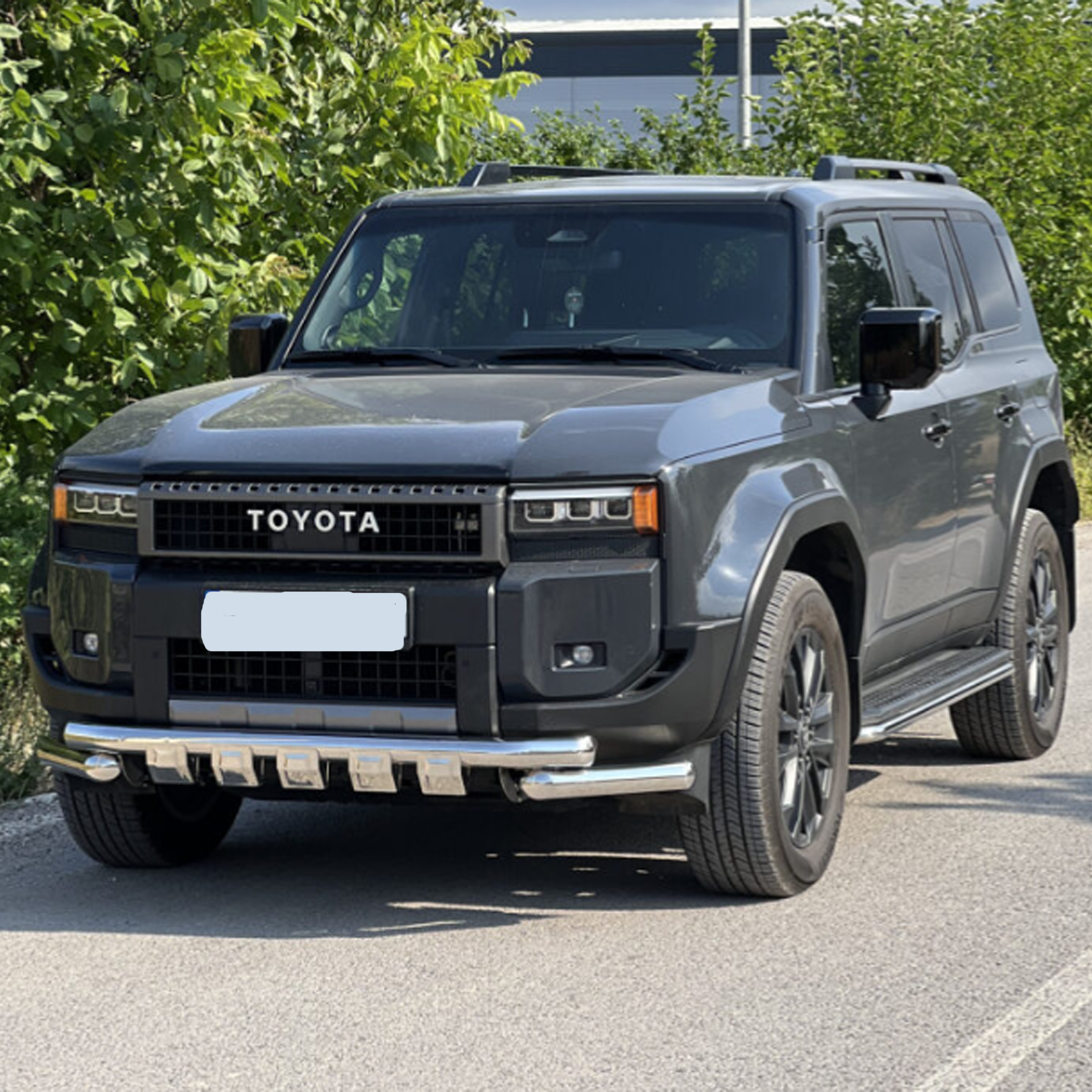 Toyota Land Cruiser LC250 2025 On Front City Bar In Stainless Steel