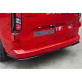 Ford Transit Custom MK2 2024 on Rear Bumper Splitter In Gloss Black 3 Piece