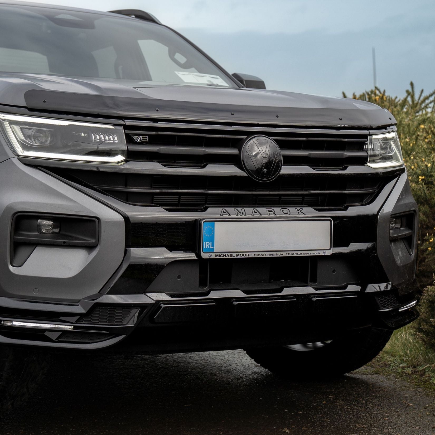 VW Amarok 2023 On – EGR Bonnet Guard – Dark Smoke