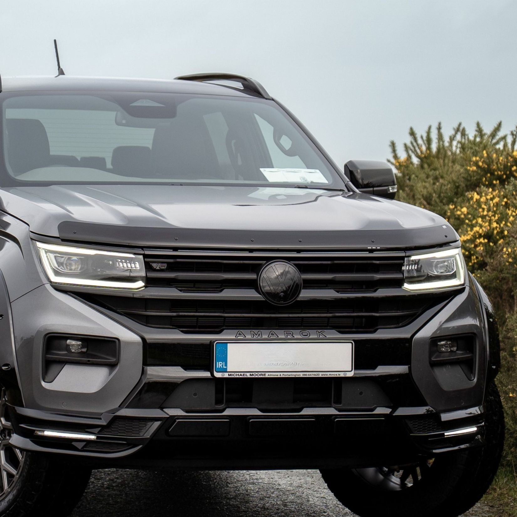 VW Amarok 2023 On – EGR Bonnet Guard – Dark Smoke