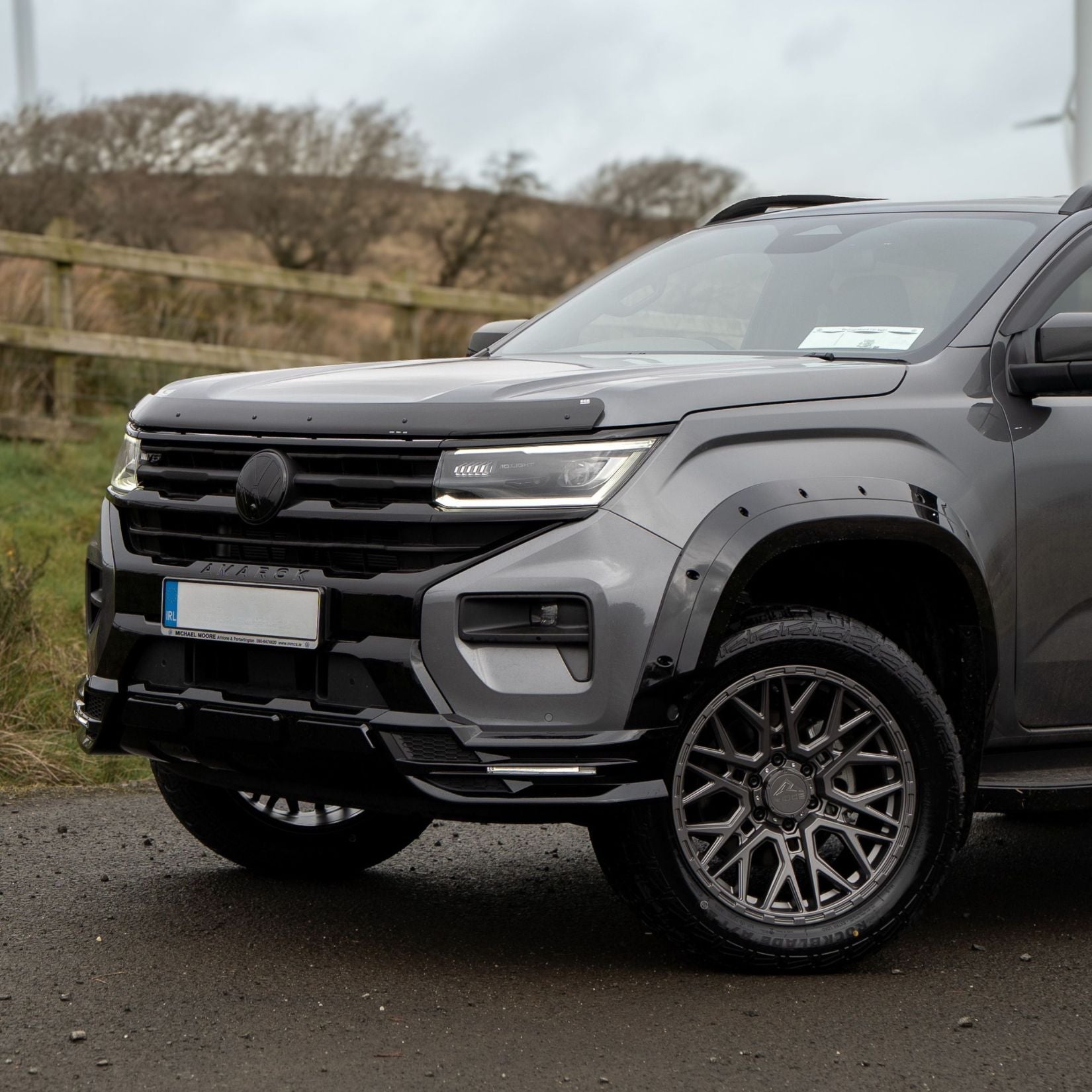 VW Amarok 2023 On – EGR Bonnet Guard – Dark Smoke