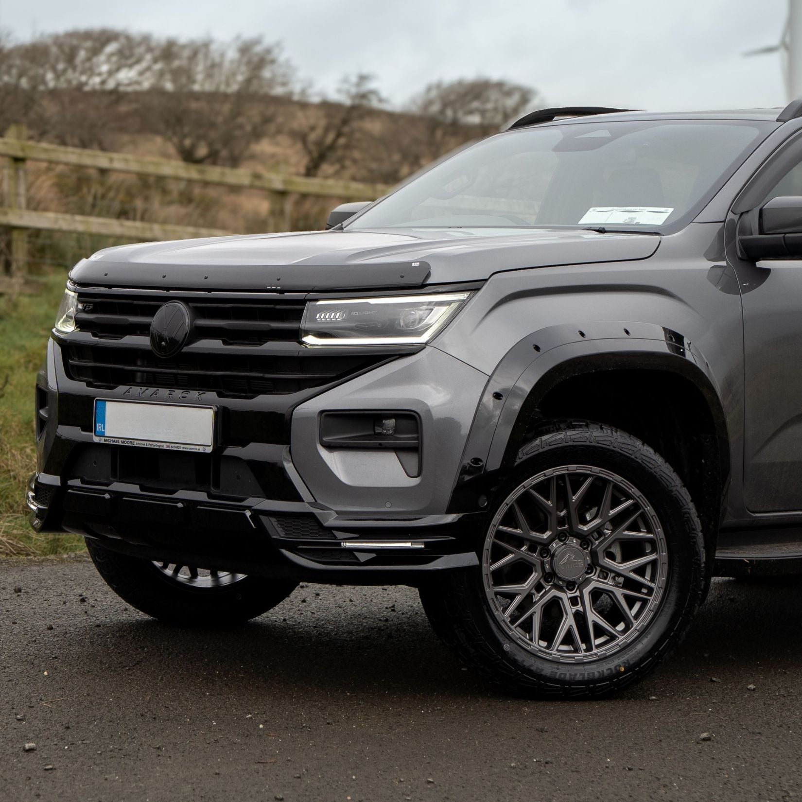 VW Amarok 2023 On – EGR Bonnet Guard – Dark Smoke