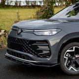 VW Tayron R-Line MK1 2025 On Front Splitter In Gloss Black