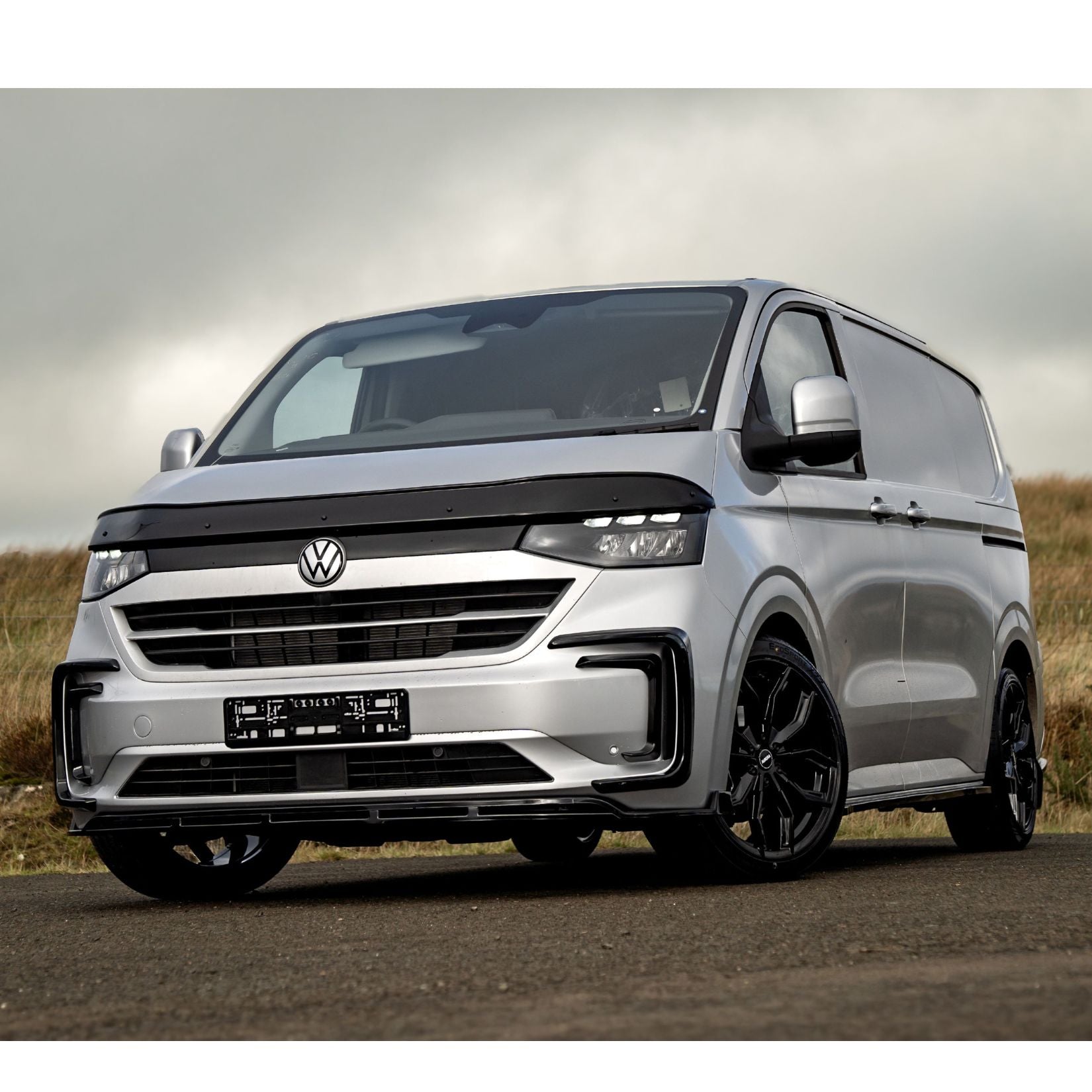 VW Transporter T7 2024 On STX Bonnet Guard Protector – Black