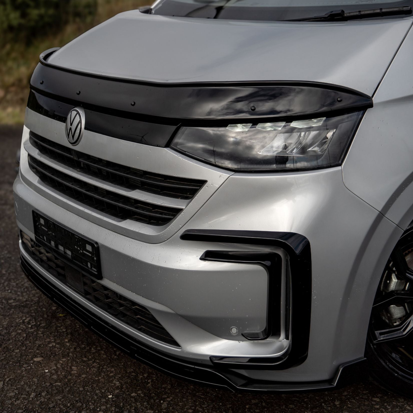 VW Transporter T7 2024 On STX Bonnet Guard Protector – Black