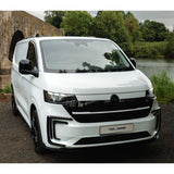 Volkswagen Transporter T7 2025 on Front Splitter Lip In Gloss Black