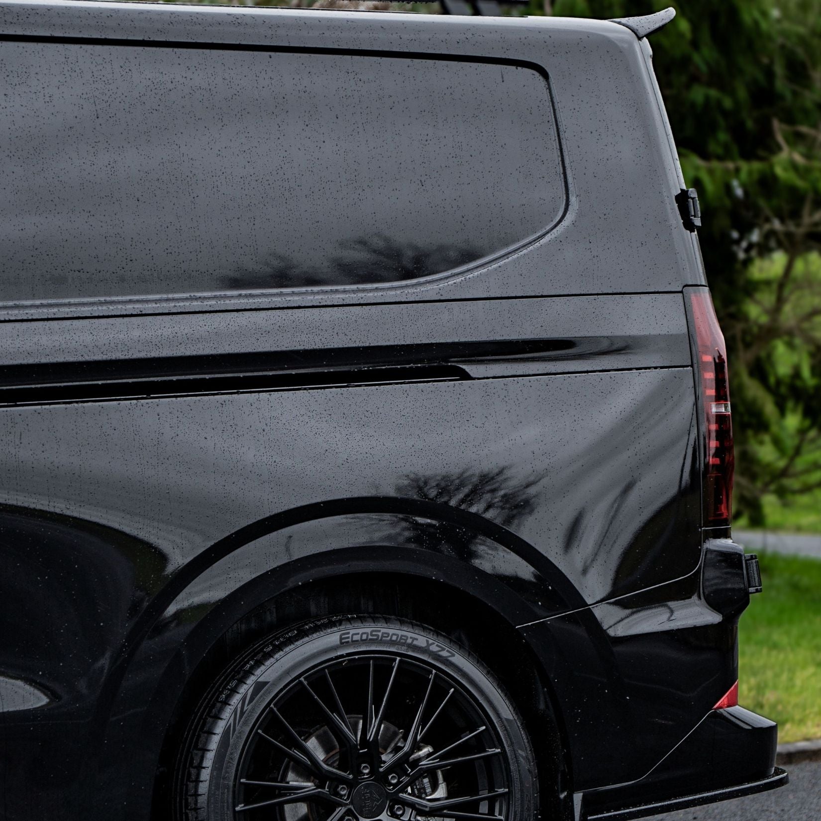 Volkswagen Transporter T7 LWB 2025 on V1 Premium Aero Kit In Gloss Black
