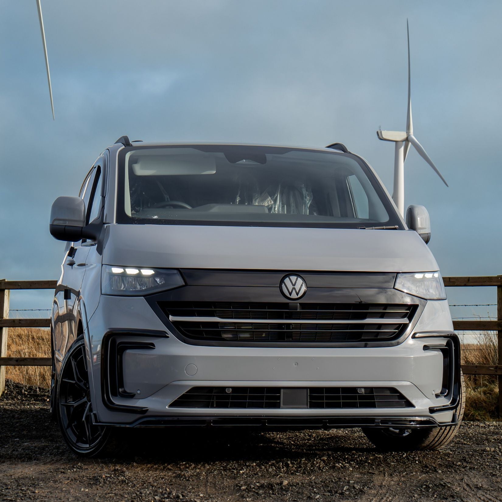Volkswagen Transporter T7 LWB 2025 on V1 Premium Aero Kit In Gloss Black